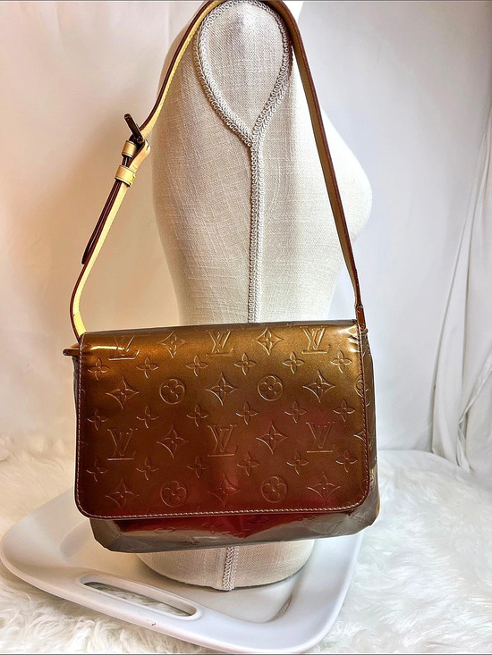 Louis Vuitton Handbags - Louis Vuitton Monogram Vernis Thompson Street Bag Bronze